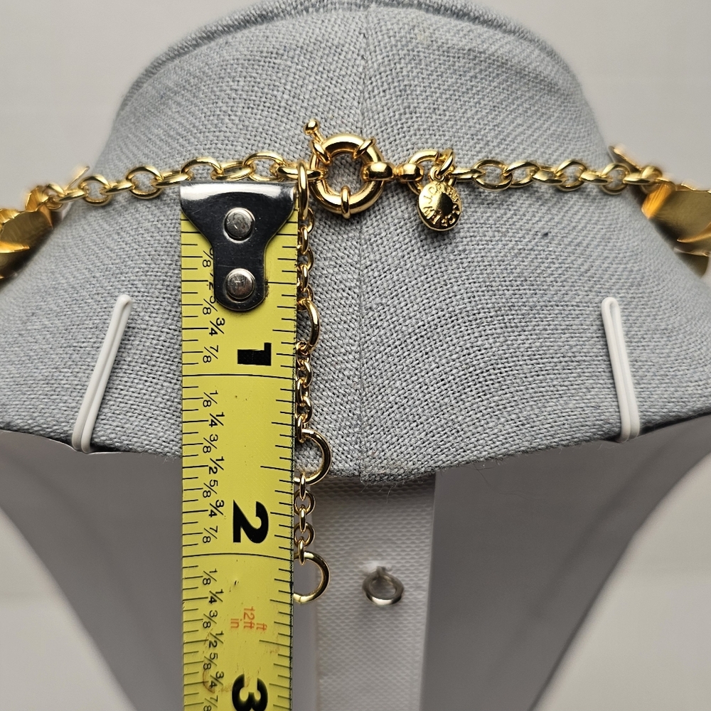 [J. CREW] Oversized Gold Flower Collar Statement Necklace - Picture 14 of 16
